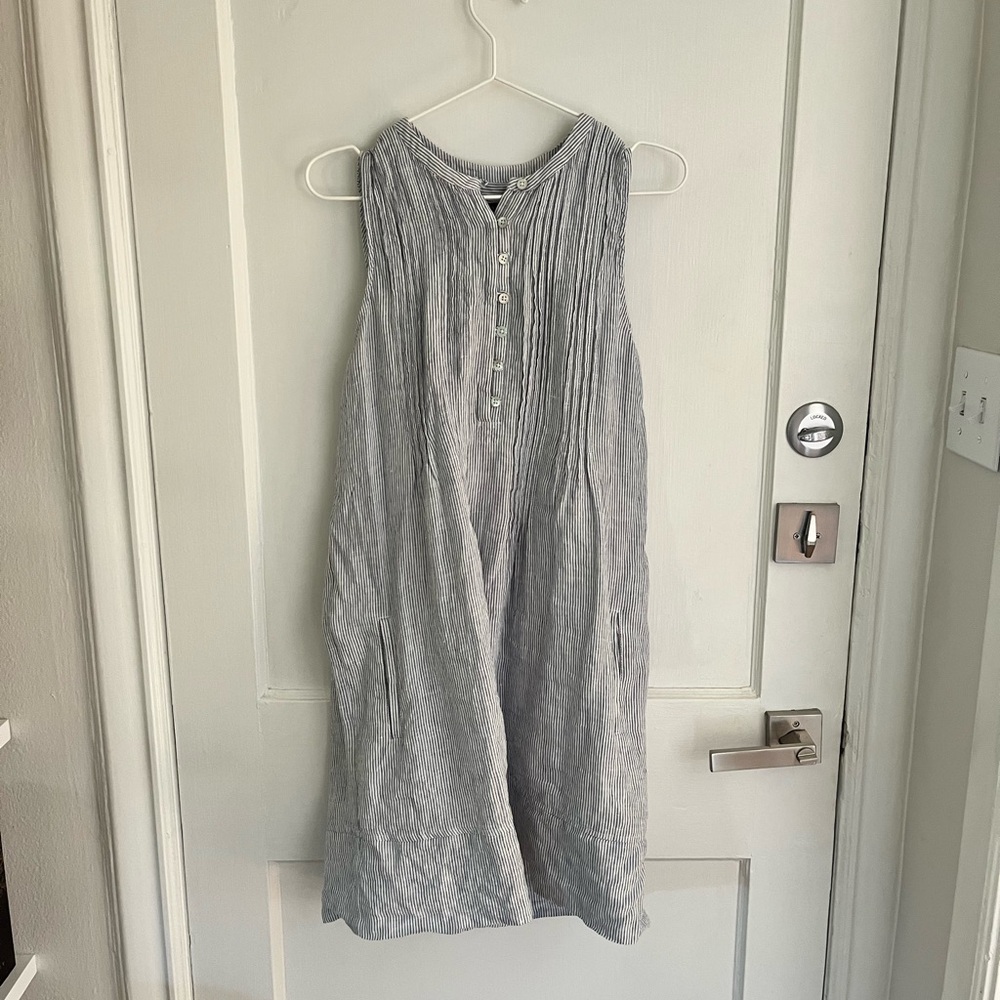 Quince Gray Mini Dress
